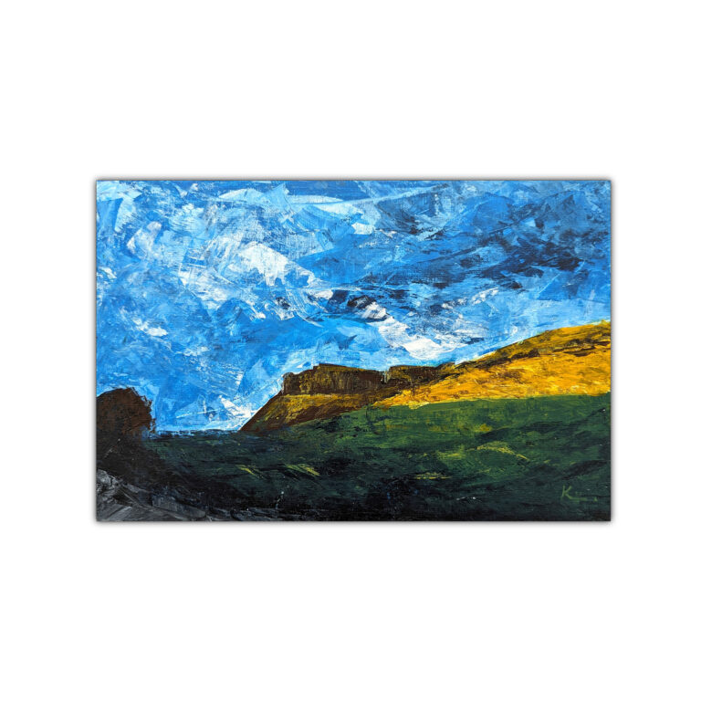 Acrylgemälde von Arthur's Seat in Edinburgh